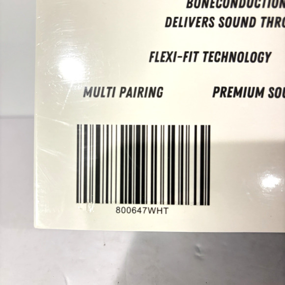 BoneSoundz Wireless Bluetooth Headphones Pro Bone Conduction White New In Box - Picture 5 of 9